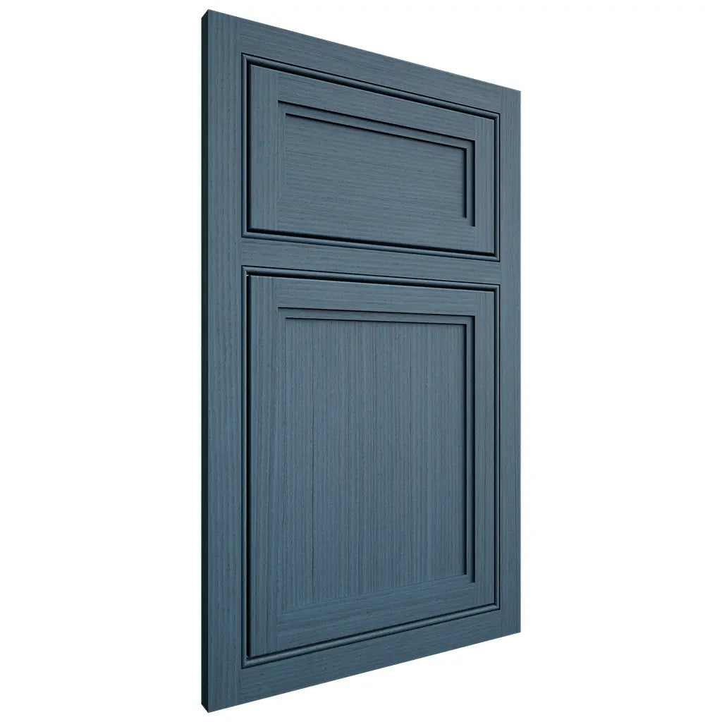 Shiloh Cabinetry Beaded Inset Concord White Oak Rift Cut Hudson Door