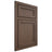 Shiloh Cabinetry Beaded Inset Concord White Oak Rift Cut Mineral Door