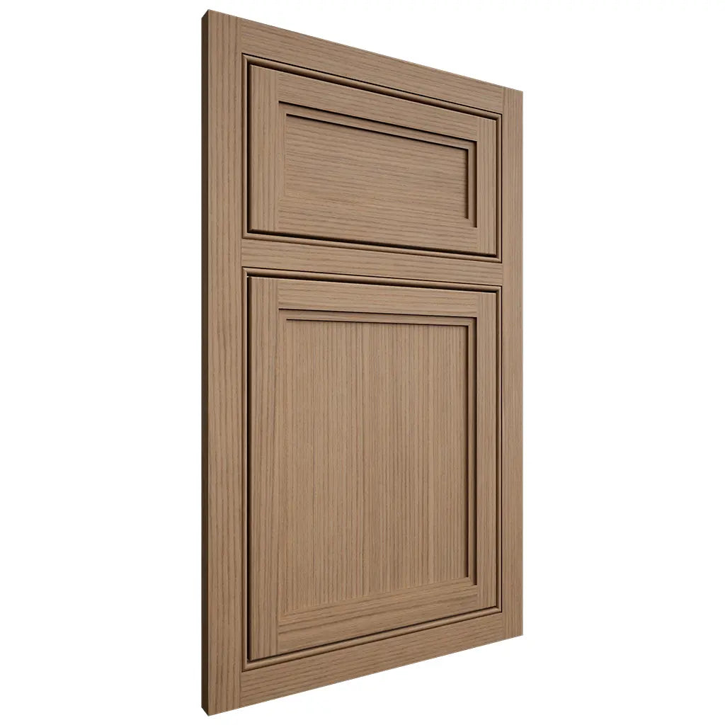 Shiloh Cabinetry Beaded Inset Concord White Oak Rift Cut Natural Door