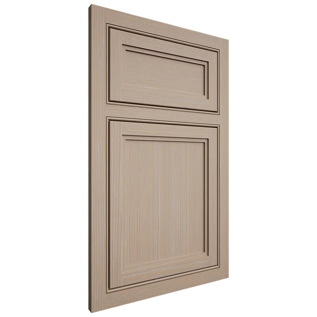 Shiloh Cabinetry Beaded Inset Concord White Oak Rift Cut Straw Door