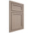 Shiloh Cabinetry Beaded Inset Concord White Oak Rift Cut Whitewash Door