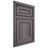 Shiloh Cabinetry Beaded Inset Dalton Hickory Plain Cut Cadet Door