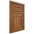 Shiloh Cabinetry Beaded Inset Dalton Hickory Plain Cut Chestnut Door