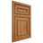 Shiloh Cabinetry Beaded Inset Dalton Hickory Plain Cut Medium Door