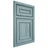 Shiloh Cabinetry Beaded Inset Dalton Hickory Plain Cut Sky Door