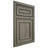 Shiloh Cabinetry Beaded Inset Dalton Hickory Plain Cut Thyme Door