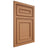 Shiloh Cabinetry Beaded Inset Dalton Maple Plain Cut Cashmere Door