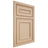 Shiloh Cabinetry Beaded Inset Dalton Maple Plain Cut Natural Door