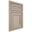 Shiloh Cabinetry Beaded Inset Dalton Maple Plain Cut Pebble Door