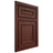 Shiloh Cabinetry Beaded Inset Dalton Maple Plain Cut Sable Door