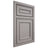 Shiloh Cabinetry Beaded Inset Dalton Paintable Dovetail Gray Door