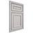 Shiloh Cabinetry Beaded Inset Dalton Paintable Mindful Gray Door
