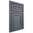 Shiloh Cabinetry Beaded Inset Dalton Paintable Slate Tile Door