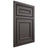 Shiloh Cabinetry Beaded Inset Dalton Paintable Urbane Bronze Door