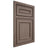 Shiloh Cabinetry Beaded Inset Dalton Poplar Plain Cut River Rock Door