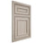 Shiloh Cabinetry Beaded Inset Dalton Poplar Plain Cut Seagull Door