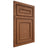 Shiloh Cabinetry Beaded Inset Dalton Red Oak Plain Cut Braun Door