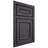 Shiloh Cabinetry Beaded Inset Dalton Red Oak Plain Cut Harbor Door