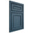 Shiloh Cabinetry Beaded Inset Dalton Red Oak Plain Cut Hudson Door