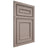 Shiloh Cabinetry Beaded Inset Dalton Red Oak Plain Cut Sterling Door