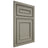 Shiloh Cabinetry Beaded Inset Dalton Red Oak Plain Cut Thyme Door