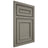 Shiloh Cabinetry Beaded Inset Dalton Walnut Plain Cut Thyme Door