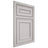Shiloh Cabinetry Beaded Inset Dalton White Oak Plain Cut Cotton Door