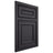 Shiloh Cabinetry Beaded Inset Dalton White Oak Plain Cut Harbor Door