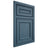 Shiloh Cabinetry Beaded Inset Dalton White Oak Plain Cut Hudson Door