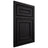 Shiloh Cabinetry Beaded Inset Dalton White Oak Plain Cut Ink Door