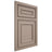 Shiloh Cabinetry Beaded Inset Dalton White Oak Plain Cut Whitewash Door