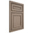 Shiloh Cabinetry Beaded Inset Dalton White Oak Quarter Sawn Almond Door