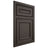 Shiloh Cabinetry Beaded Inset Dalton White Oak Quarter Sawn Creekside Door