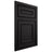 Shiloh Cabinetry Beaded Inset Dalton White Oak Quarter Sawn Espresso Door