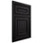 Shiloh Cabinetry Beaded Inset Dalton White Oak Quarter Sawn Ink Door