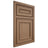Shiloh Cabinetry Beaded Inset Dalton White Oak Quarter Sawn Medium Door