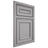 Shiloh Cabinetry Beaded Inset Dalton White Oak Quarter Sawn Stratus Door