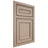 Shiloh Cabinetry Beaded Inset Dalton White Oak Quarter Sawn Straw Door