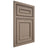Shiloh Cabinetry Beaded Inset Dalton White Oak Rift Cut Almond Door