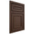 Shiloh Cabinetry Beaded Inset Dalton White Oak Rift Cut Braun Door