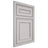 Shiloh Cabinetry Beaded Inset Dalton White Oak Rift Cut Cotton Door