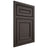 Shiloh Cabinetry Beaded Inset Dalton White Oak Rift Cut Creekside Door