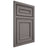 Shiloh Cabinetry Beaded Inset Dalton White Oak Rift Cut Flagstone Door