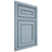 Shiloh Cabinetry Beaded Inset Dalton White Oak Rift Cut Sky Door