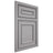Shiloh Cabinetry Beaded Inset Dalton White Oak Rift Cut Stratus Door
