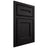 Shiloh Cabinetry Beaded Inset Essex Cherry Plain Cut Espresso Door