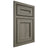 Shiloh Cabinetry Beaded Inset Essex Hickory Plain Cut Thyme Door