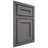 Shiloh Cabinetry Beaded Inset Essex Red Oak Plain Cut Cadet Door