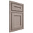 Shiloh Cabinetry Beaded Inset Essex Red Oak Plain Cut Sterling Door