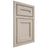 Shiloh Cabinetry Beaded Inset Essex Walnut Plain Cut Seagull Door